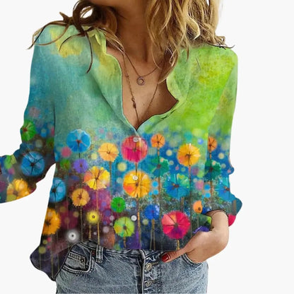 Ulla - Women's Silk Work Top - photo 5