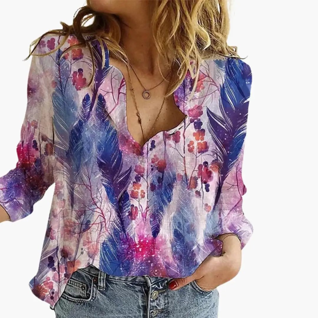 Ulla - Women's Silk Work Top - photo 3