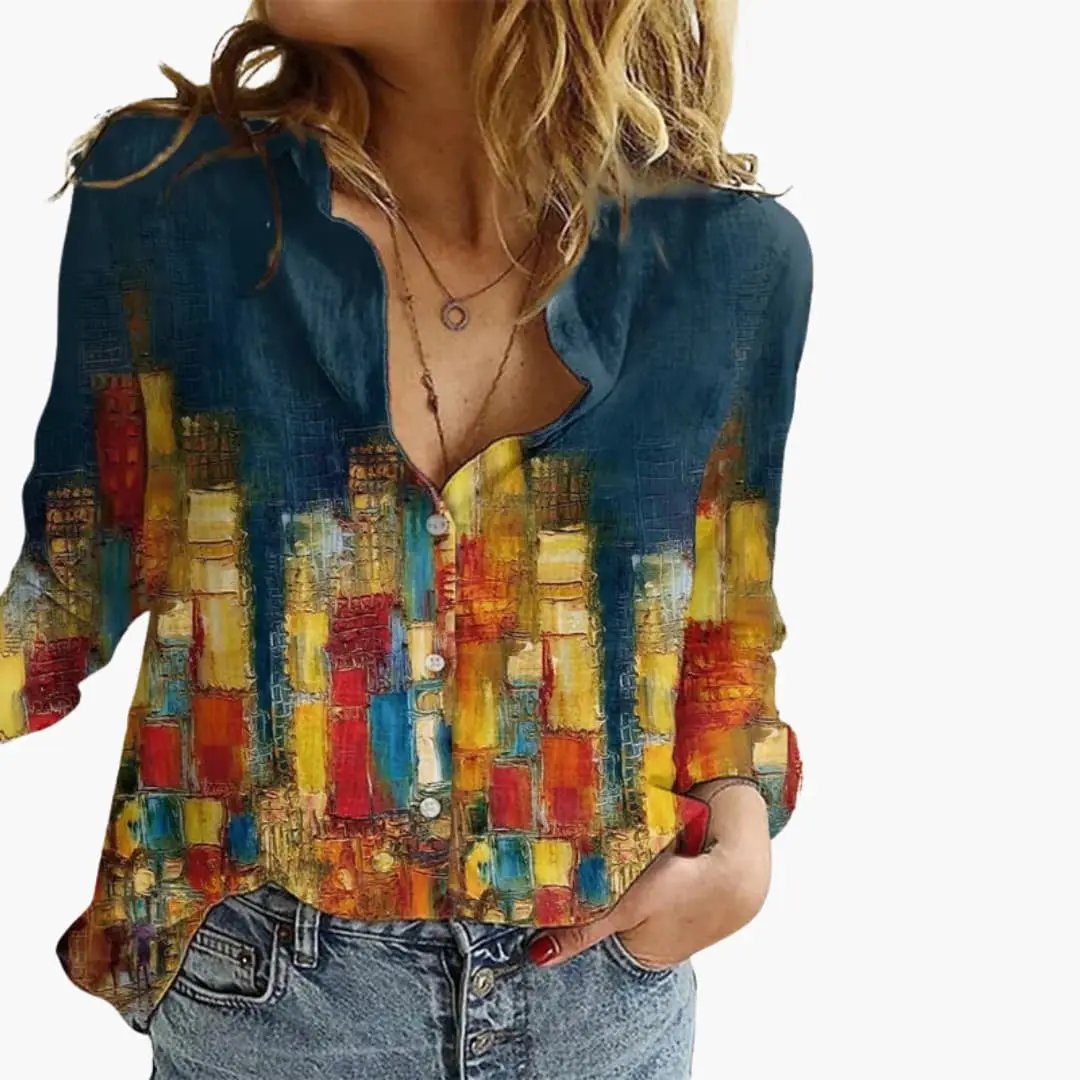 Ulla - Women's Silk Work Top - photo 4