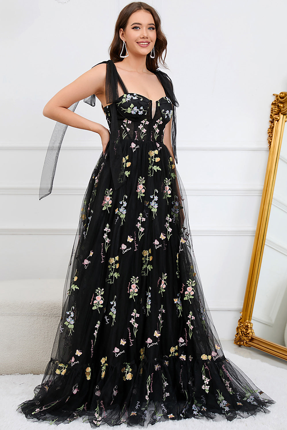 Macy - Women's Tulle A-Line Evening Dress - photo 5