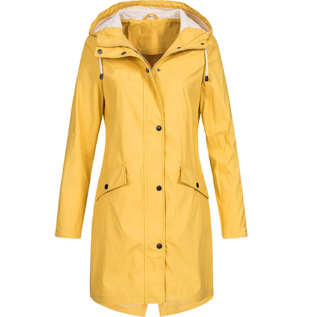 Rosanne - Giacca impermeabile con cappuccio da donna