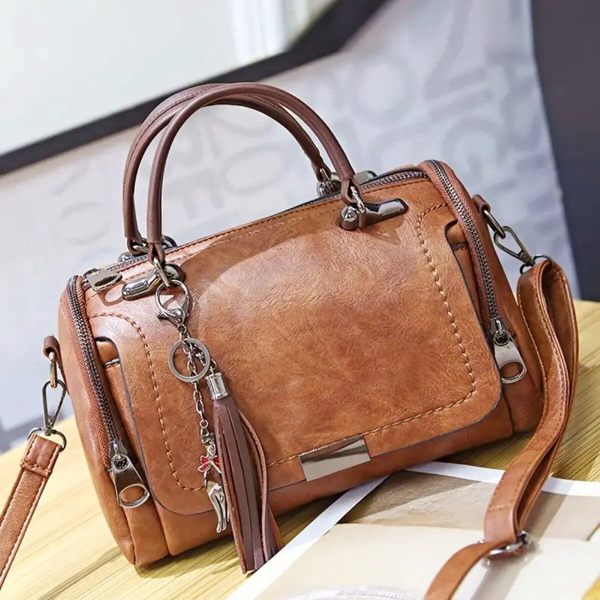 Greta - Women's Crossbody Strap Bag - photo 5