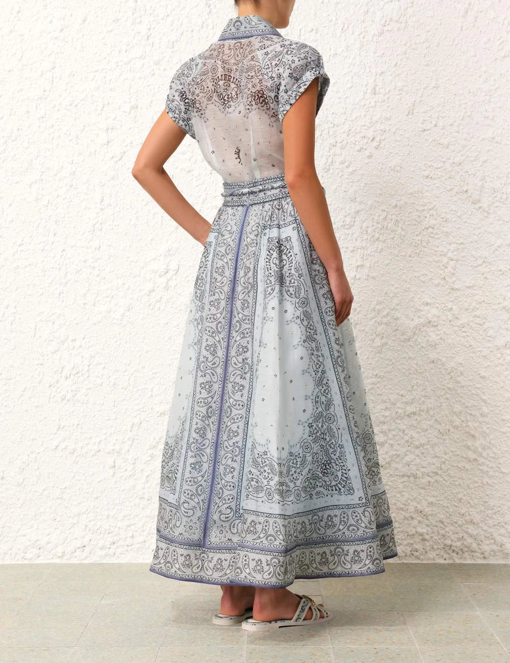 Anneliese - Women's Shirt Maxi Dress - photo 2