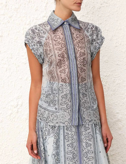 Anneliese - Women's Shirt Maxi Dress - photo 4