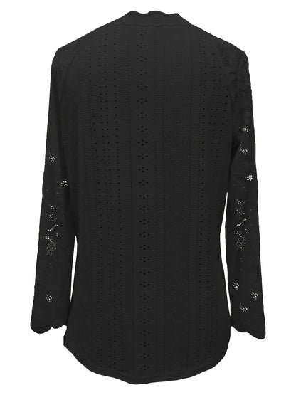 Sylvie - Women's Long Lace-Sleeve Blouse - photo 13