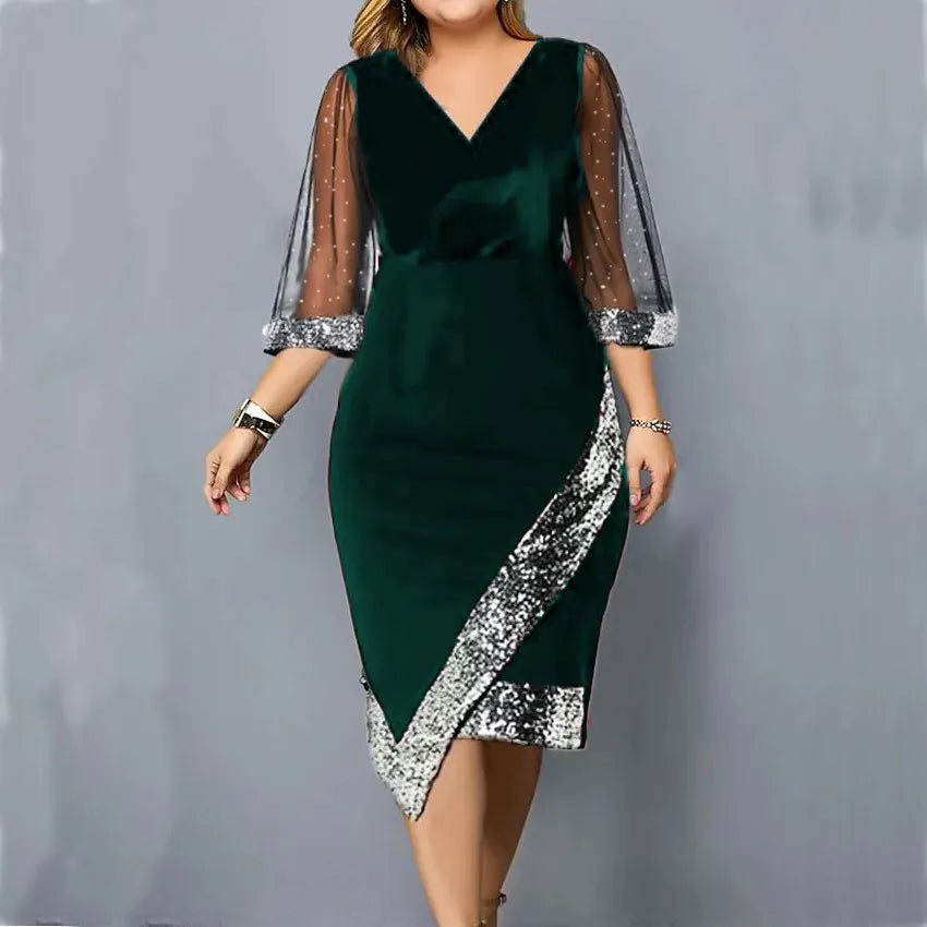 Theodora - Women's Sequin Party Dress - photo 1