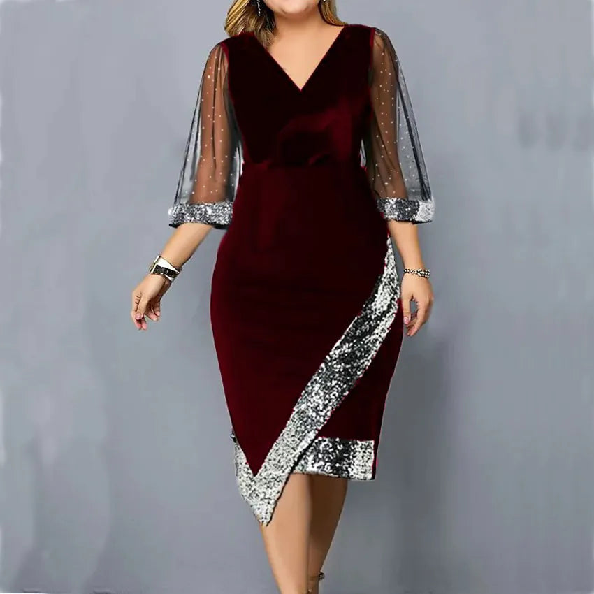 Theodora - Women's Sequin Party Dress - photo 4