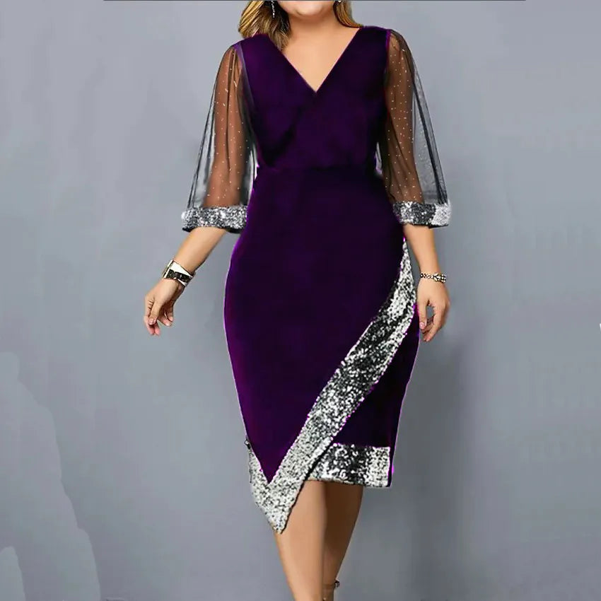 Theodora - Women's Sequin Party Dress - photo 5