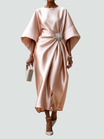 Vanya - Women's Draped Midi Dress - photo 5