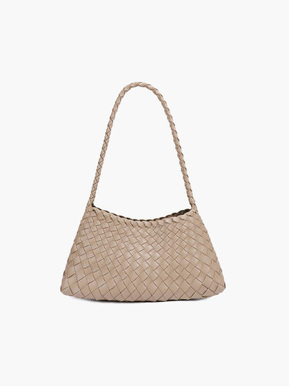 Aira - Women's Faux Leather Braided Handbag - photo 3