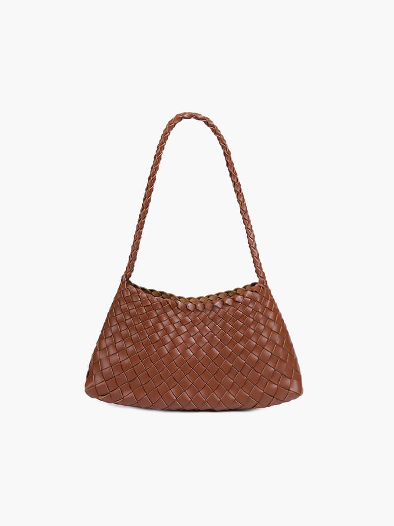 Aira - Women's Faux Leather Braided Handbag - photo 8