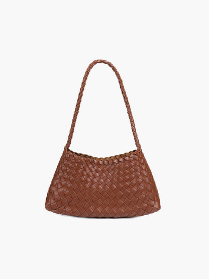 Aira - Women's Faux Leather Braided Handbag - photo 8