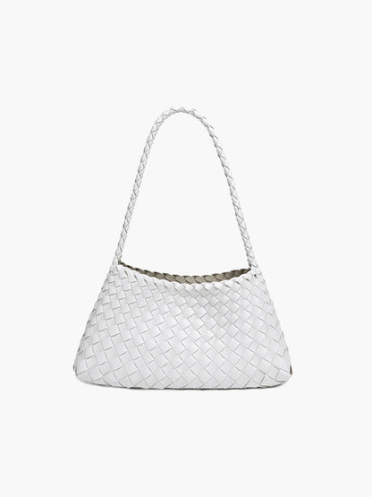 Aira - Women's Faux Leather Braided Handbag - photo 9