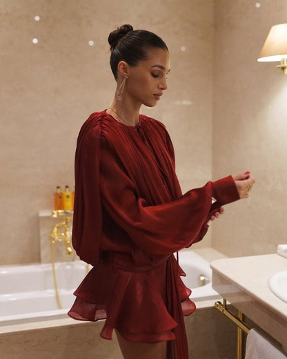 Giselle - Women's Relaxed Mini Dress - photo 3