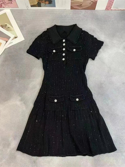 Perrine - Women's Mini Knit Dress - photo 3