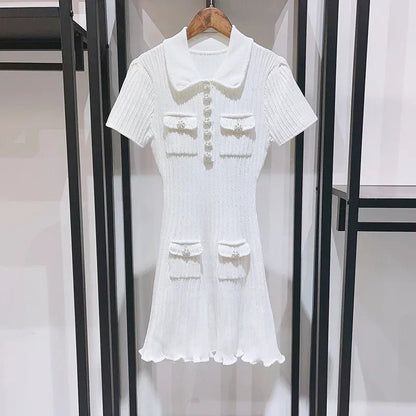 Perrine - Women's Mini Knit Dress - photo 6