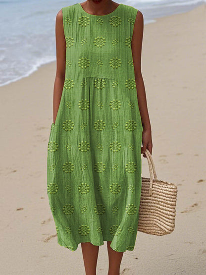 Edith - Women's Relaxed Midi Dress - photo 1