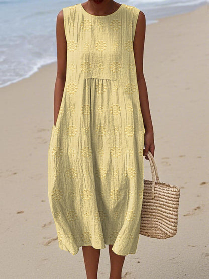 Edith - Women's Relaxed Midi Dress - photo 7