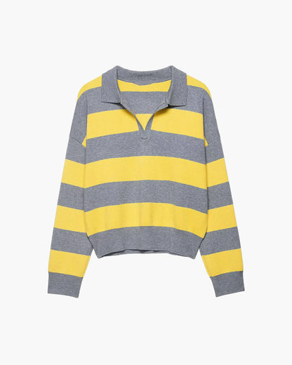 Tove - Women's Knit Stripe Sweater - photo 4