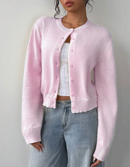 Elowen - Women's Cropped Ribbed Sweater - photo 6