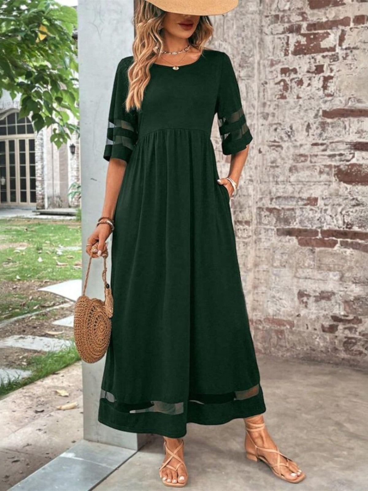 Dorothea - Women's Relaxed Maxi Dress - photo 3