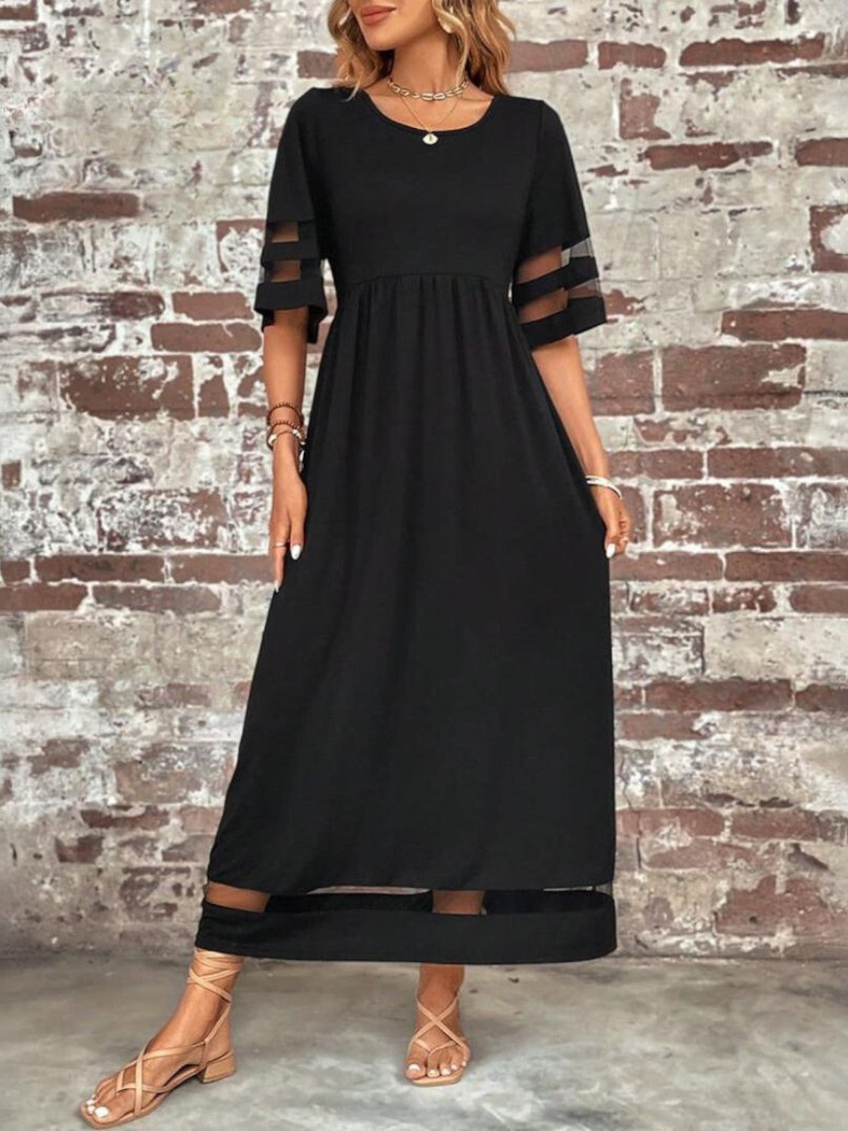 Dorothea - Women's Relaxed Maxi Dress - photo 6