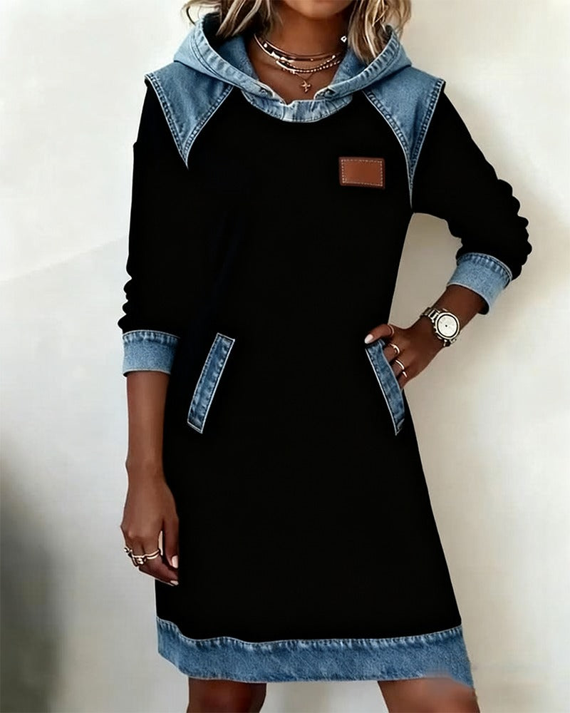 Zinnia - Women's Denim Dress - photo 1