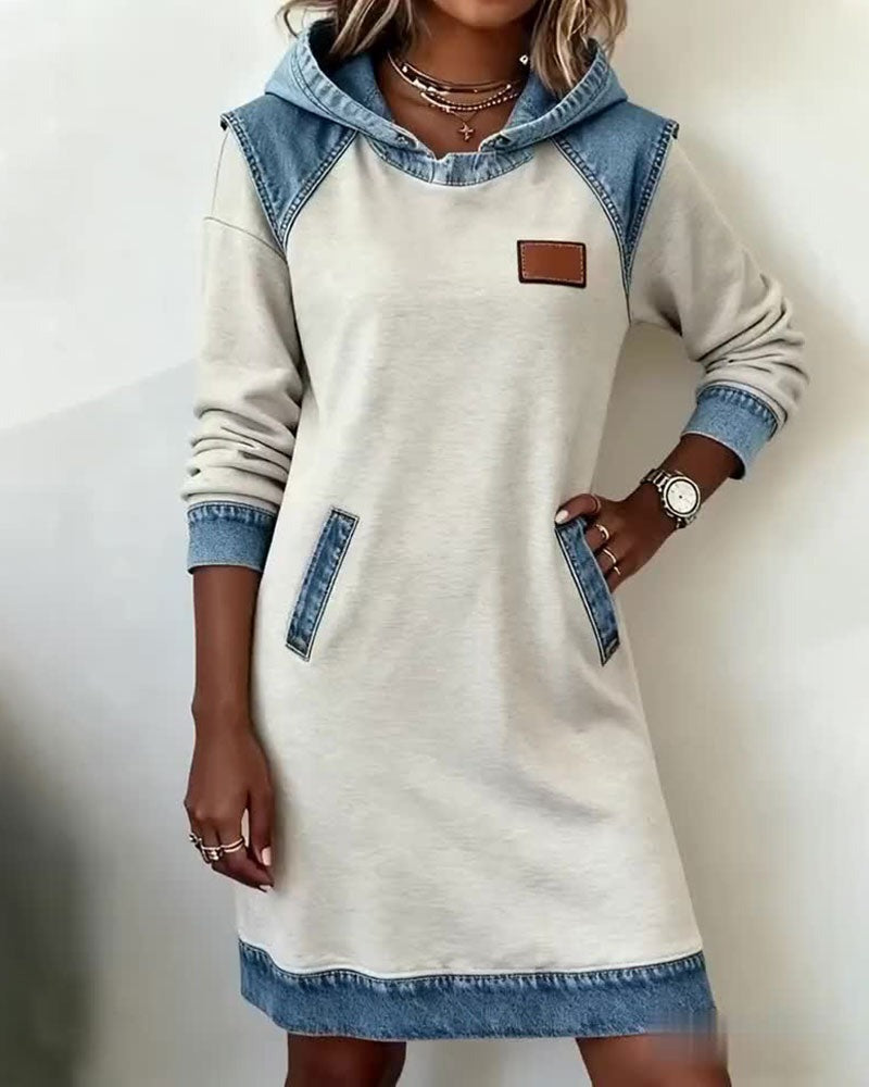 Zinnia - Women's Denim Dress - photo 2