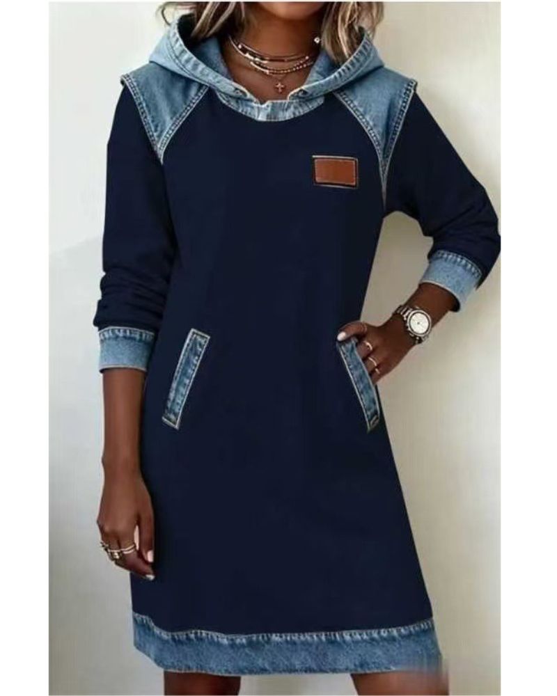 Zinnia - Women's Denim Dress - photo 3