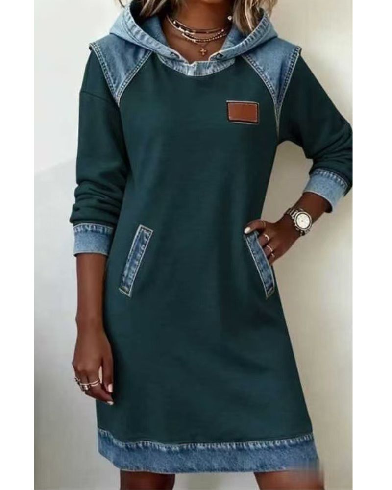 Zinnia - Women's Denim Dress - photo 5