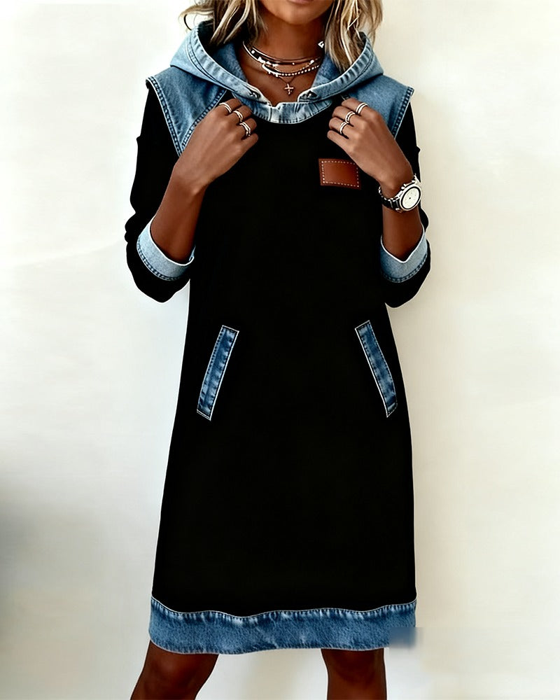 Zinnia - Women's Denim Dress - photo 6