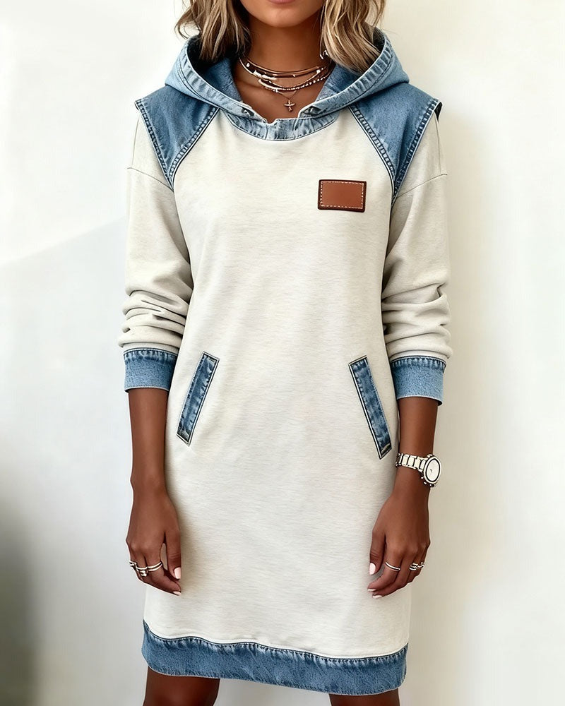 Zinnia - Women's Denim Dress - photo 8