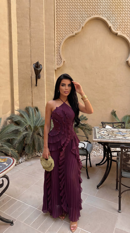 Iris - Women's Maxi Pleats Dress - photo 17