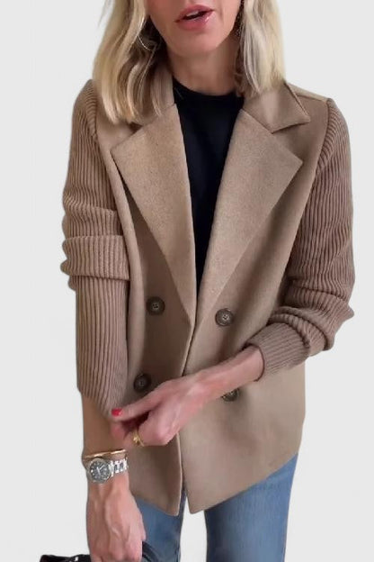 Danica - Women's Double-Breasted Contrast Blazer - photo 12