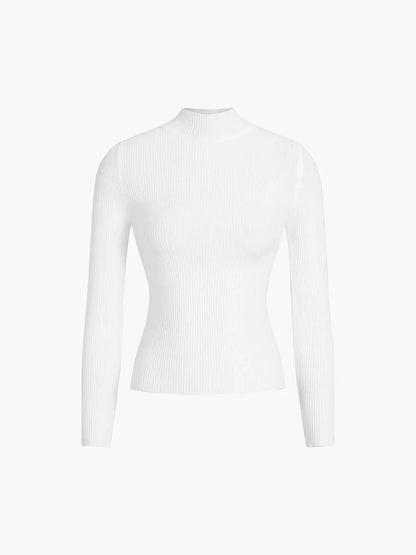 Danica - Women's Ribbed Knit Sweater - photo 4