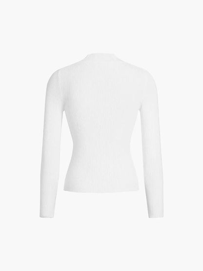 Danica - Women's Ribbed Knit Sweater - photo 5