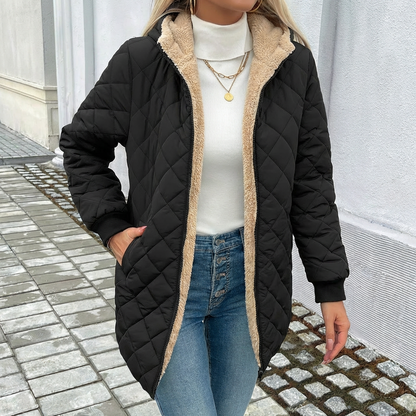 Agnes - Women's Longline Quilted Jacket - photo 3