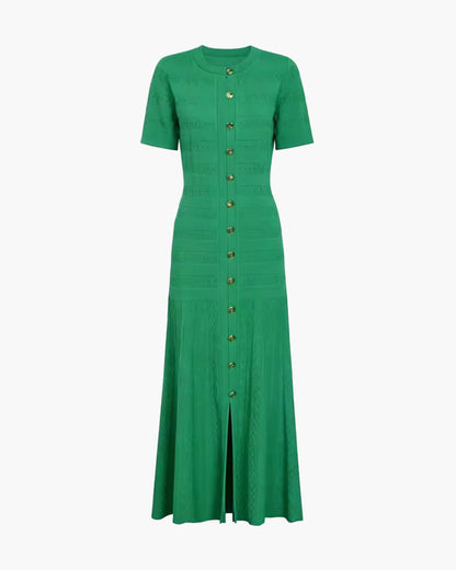 Giselle - Women's Midi Ribbed Dress - photo 4