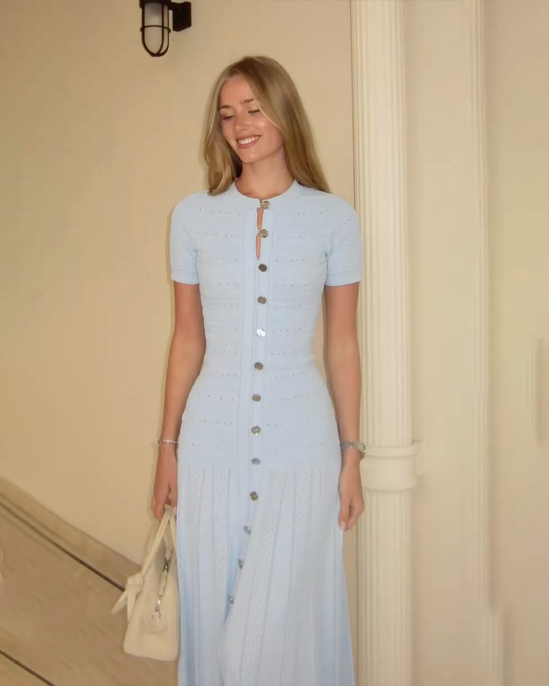 Giselle - Women's Midi Ribbed Dress - photo 5