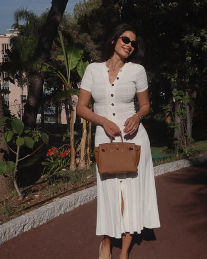 Giselle - Women's Midi Ribbed Dress - photo 7