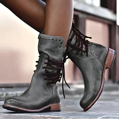 Petra - Women's Classic Leather Boots - photo 5