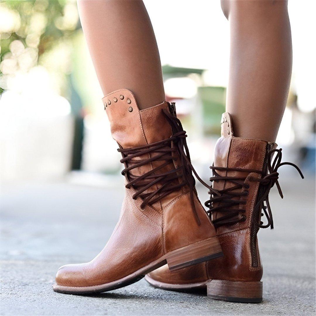 Petra - Women's Classic Leather Boots - photo 4