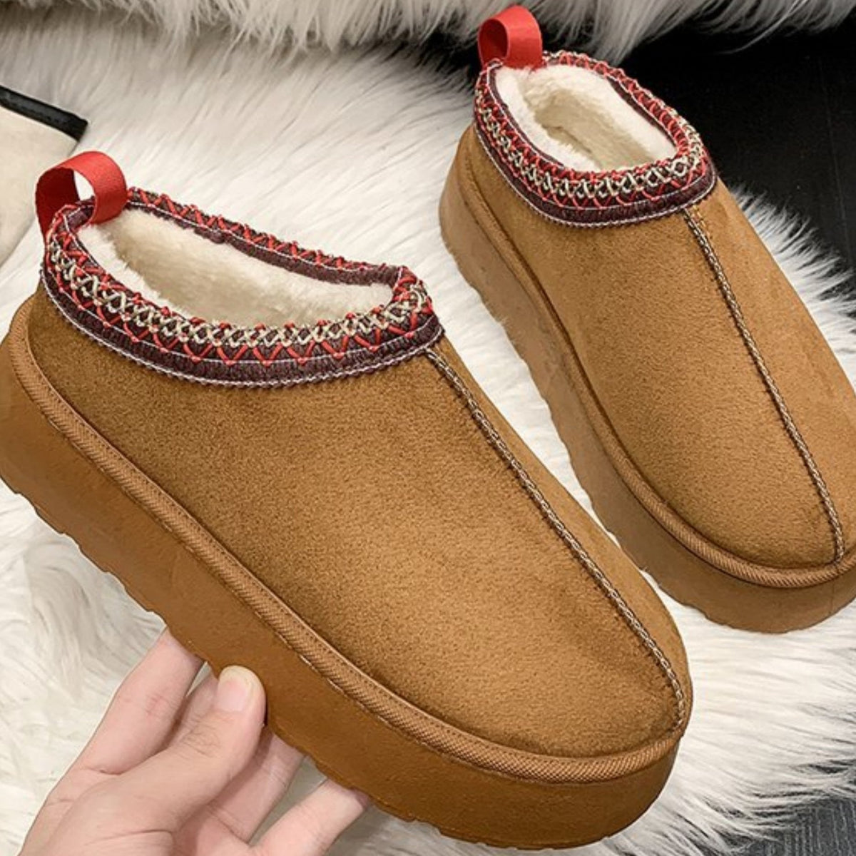 Zinnia - Women's Platform Embroidered Shoes - photo 1