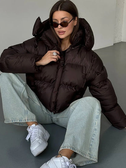 Sylvie - Women's Cropped Puffer Jacket - photo 5