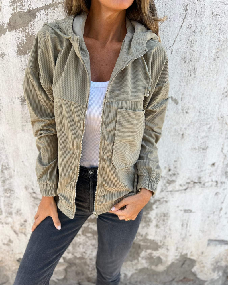 Isadora - Women's Relaxed Corduroy Jacket - photo 3