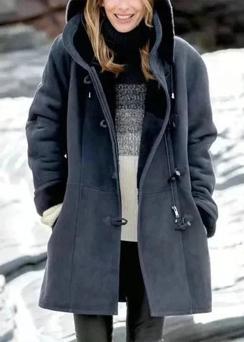 Clemence - Women's Fleece Hooded Coat - photo 8