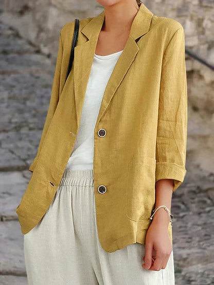 Rosalyn - Blazer di lino da donna