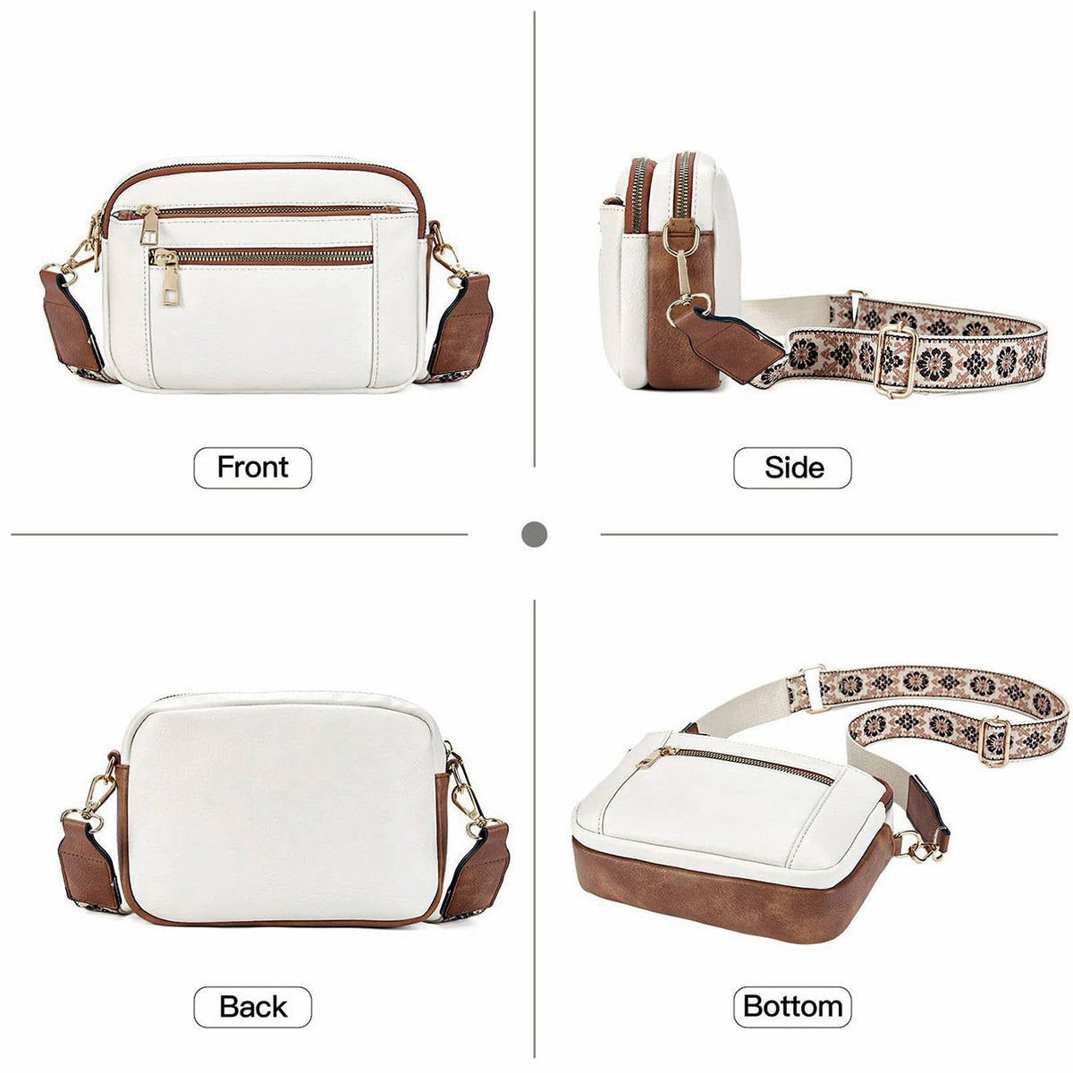 Corinne - Women's Leather Shoulder Strap Bag