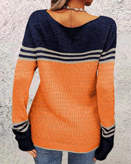 Ursula - Women's Medium Colourblock Sweater - photo 4