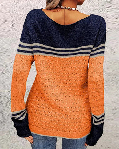 Ursula - Women's Medium Colourblock Sweater - photo 4
